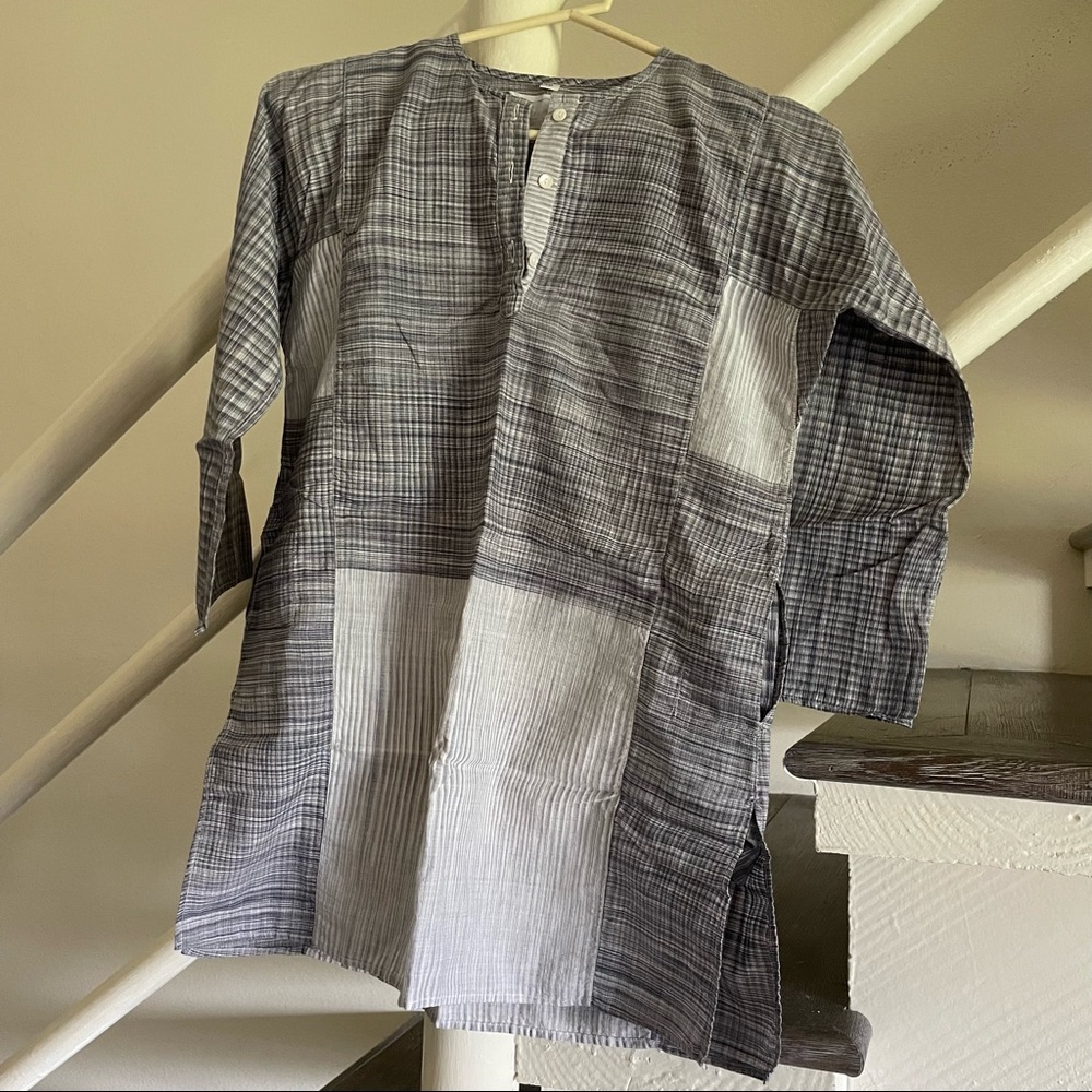 Khadi & Co Cotton Plaid Top